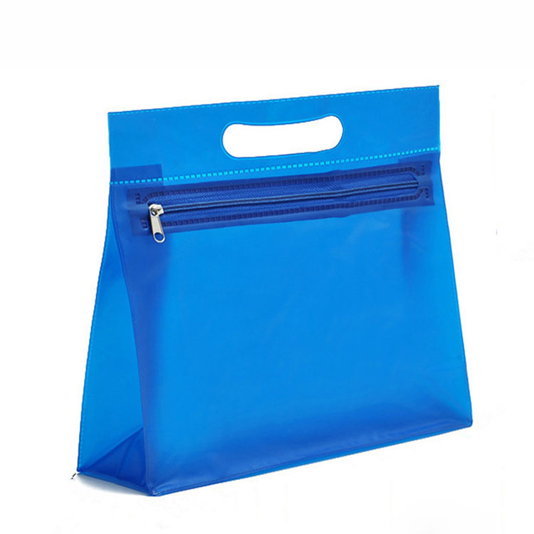 Borsa impermeabile con cerniera in PVC standup