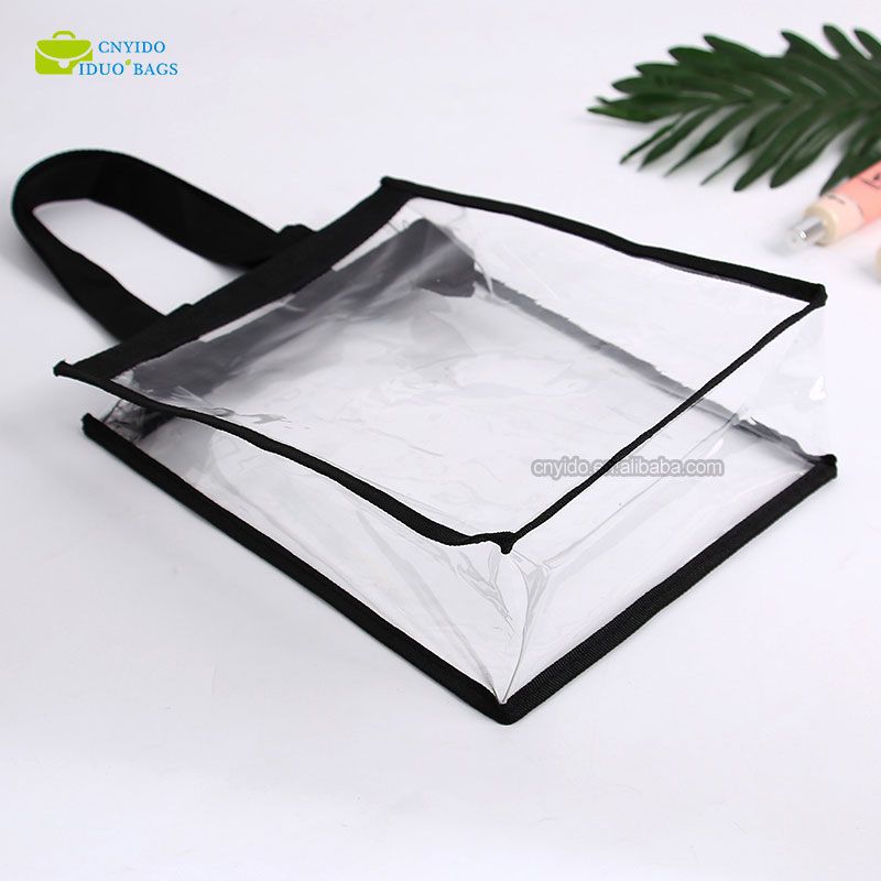 Borsa con maniglia con cerniera per cucire in PVC