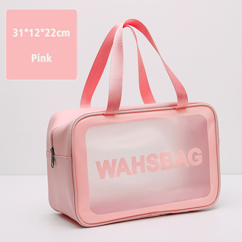 Borsa cosmetica con cerniera in PVC standup